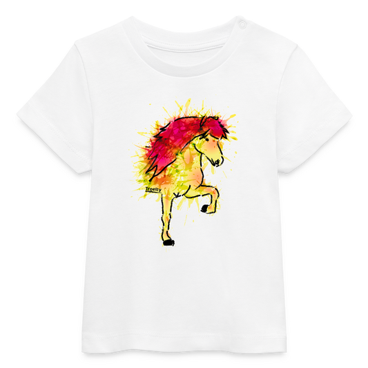 Tölter Eldur - Bio-T-Shirt BABY - Weiß