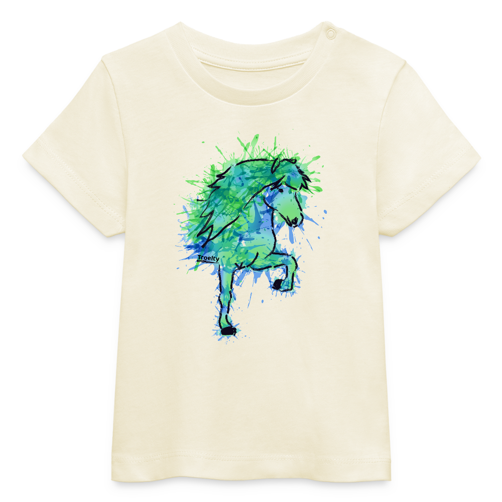 Tölter Vatn - Bio-T-Shirt BABY - Weißgrau