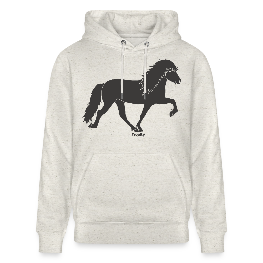 Tölter Toni - Bio-Hoodie Damen - Beige meliert