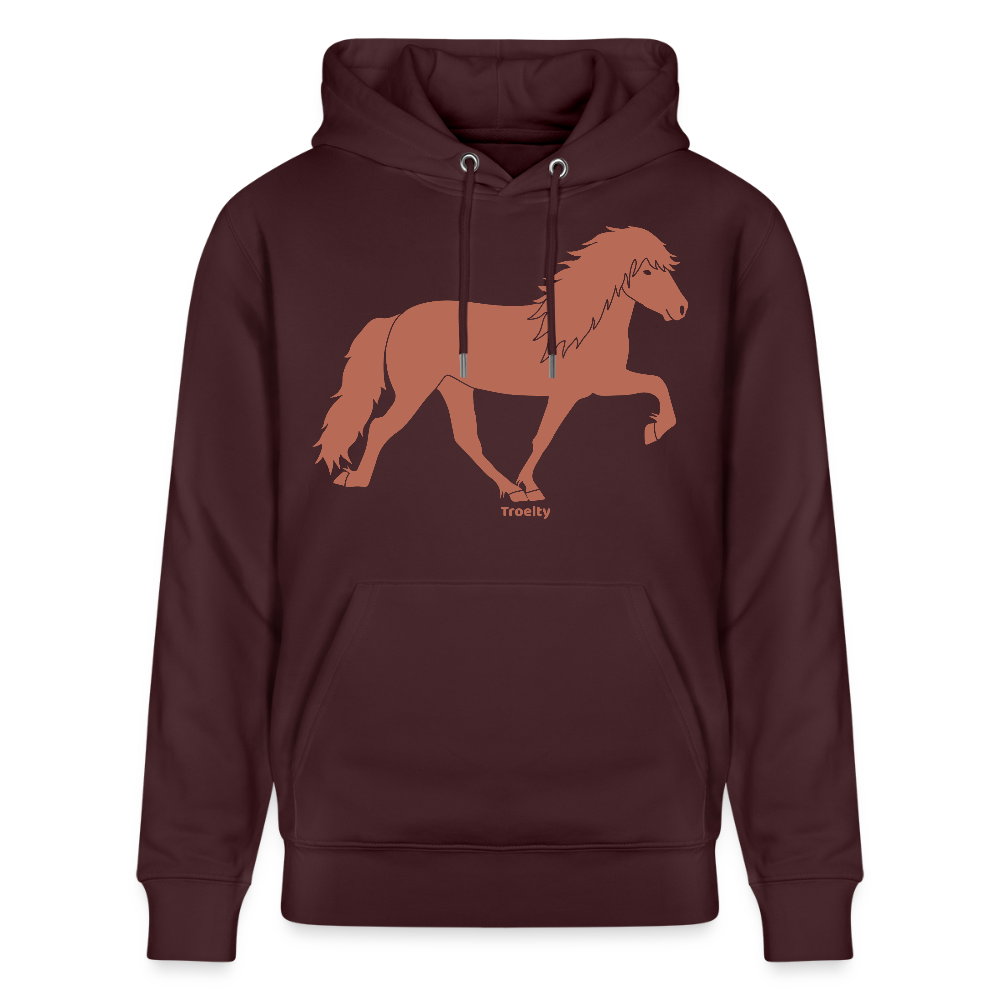 Tölter Toni - Bio-Hoodie Damen - Maroon