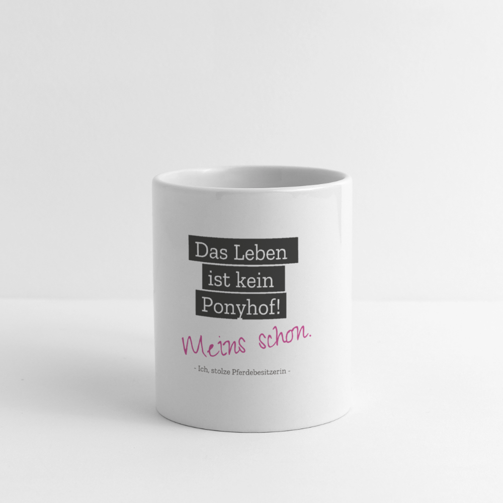Ponyhofleben - Tasse - Weiß