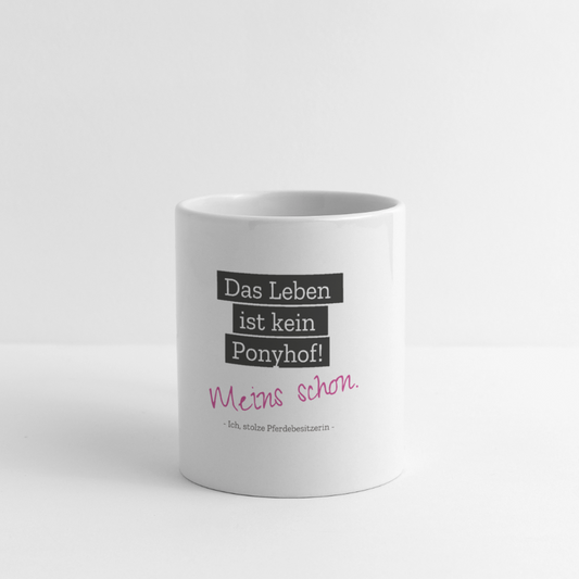Ponyhofleben - Tasse - Weiß