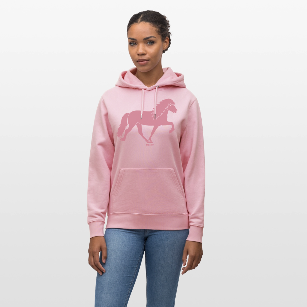 Tölter Toni - Bio-Hoodie Damen - Hellrosa