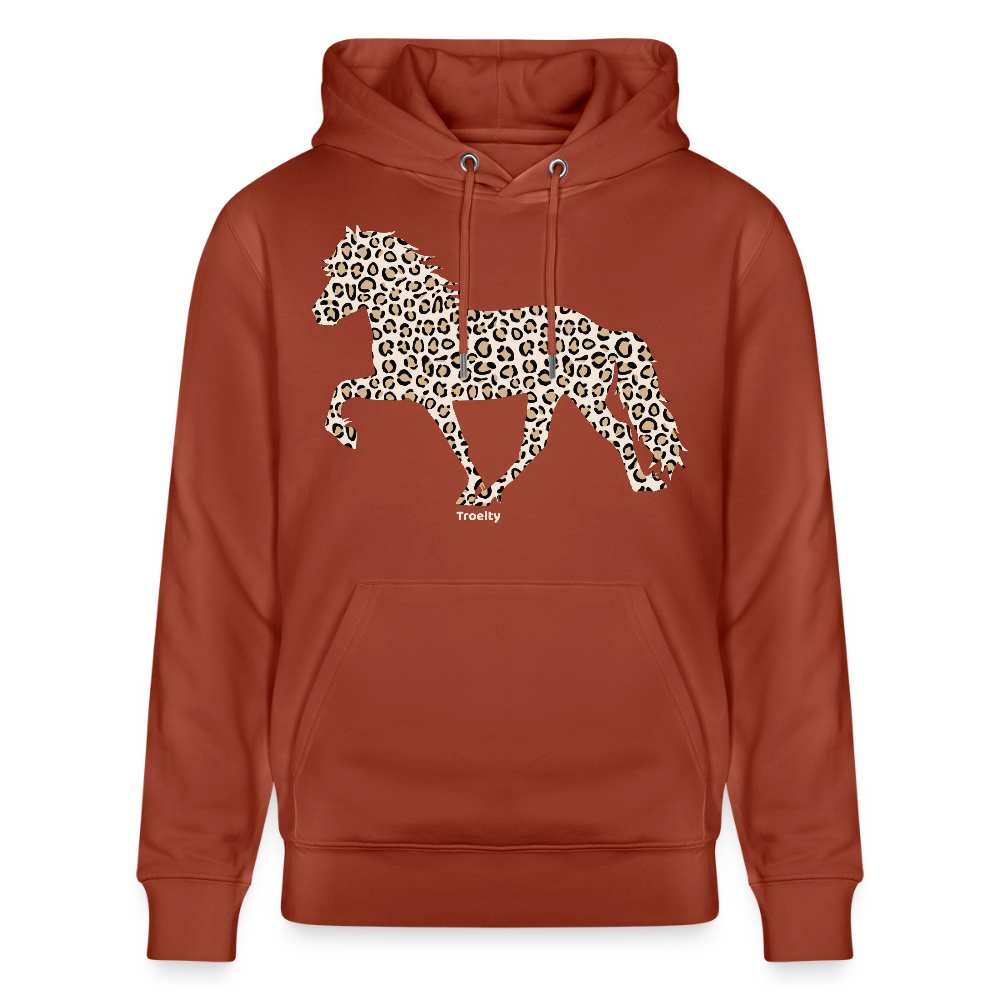 Tölter Leo - Bio-Hoodie-Damen - Terrakotta