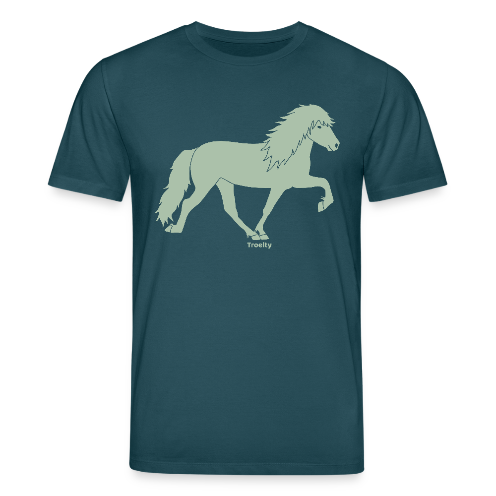 Tölter Toni - Bio-T-Shirt Herren - Dunkles Petrol