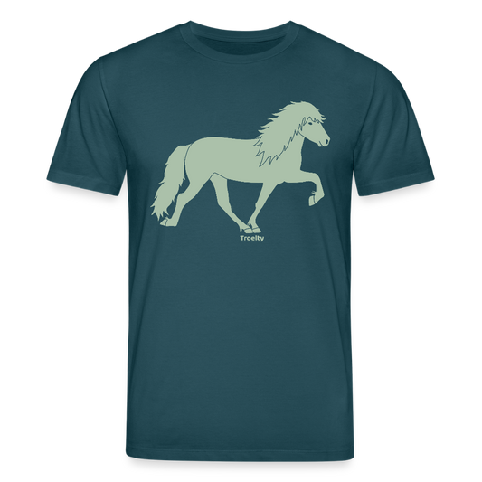 Tölter Toni - Bio-T-Shirt Herren - Dunkles Petrol