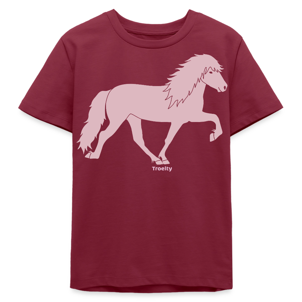 Stanley/Stella Bio Teenager T-Shirt MINI CREATOR - Burgunderrot