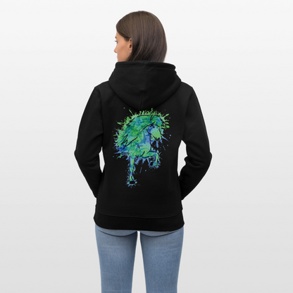 Tölter Vatn - Bio-Hoodie Damen - Schwarz