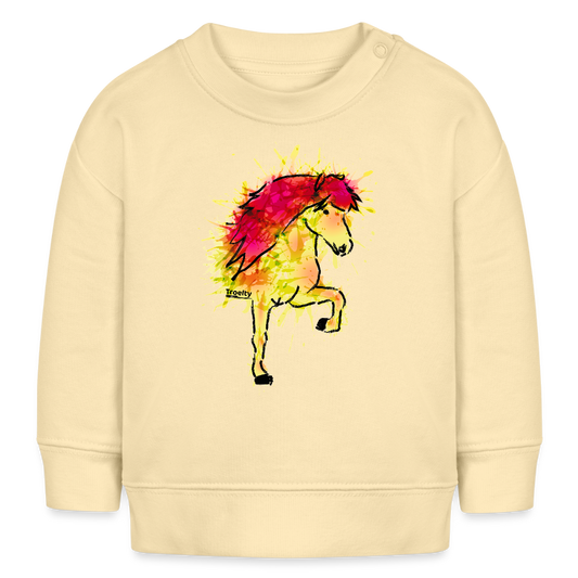 Tölter Eldur -  Bio-Sweatshirt BABY - Creme