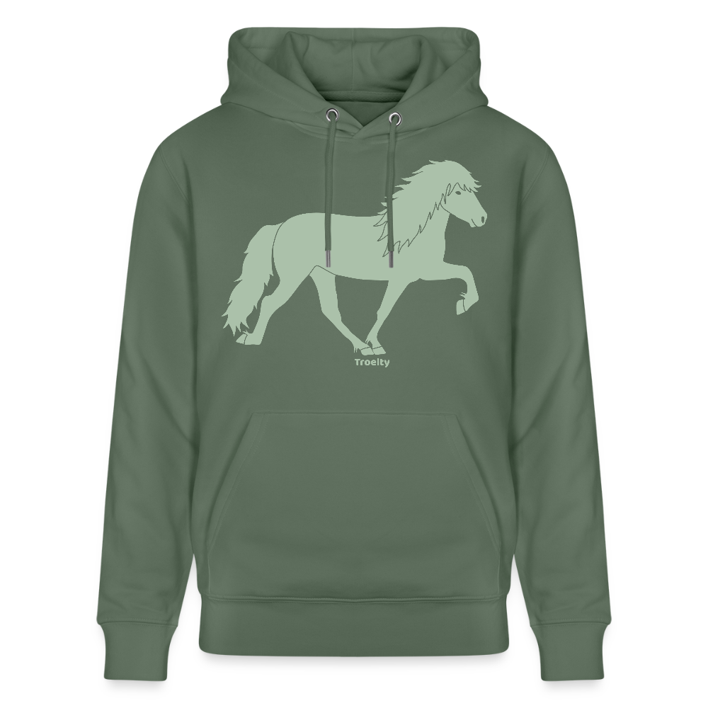 Tölter Toni - Bio-Hoodie Damen - Tanngrün