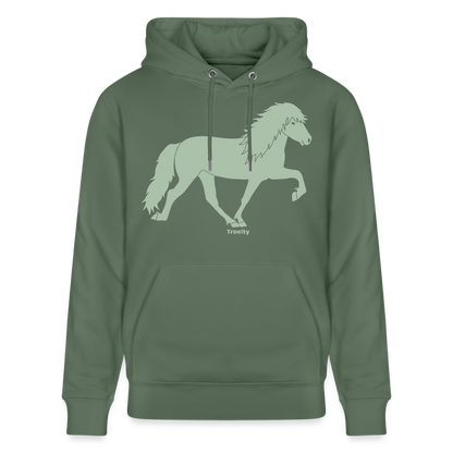 Tölter Toni - Bio-Hoodie Damen - Tanngrün