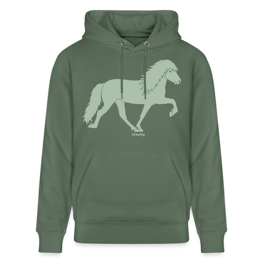 Tölter Toni - Bio-Hoodie Damen - Tanngrün