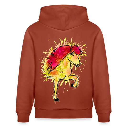 Tölter Eldur - Bio-Hoodie Damen - Terrakotta