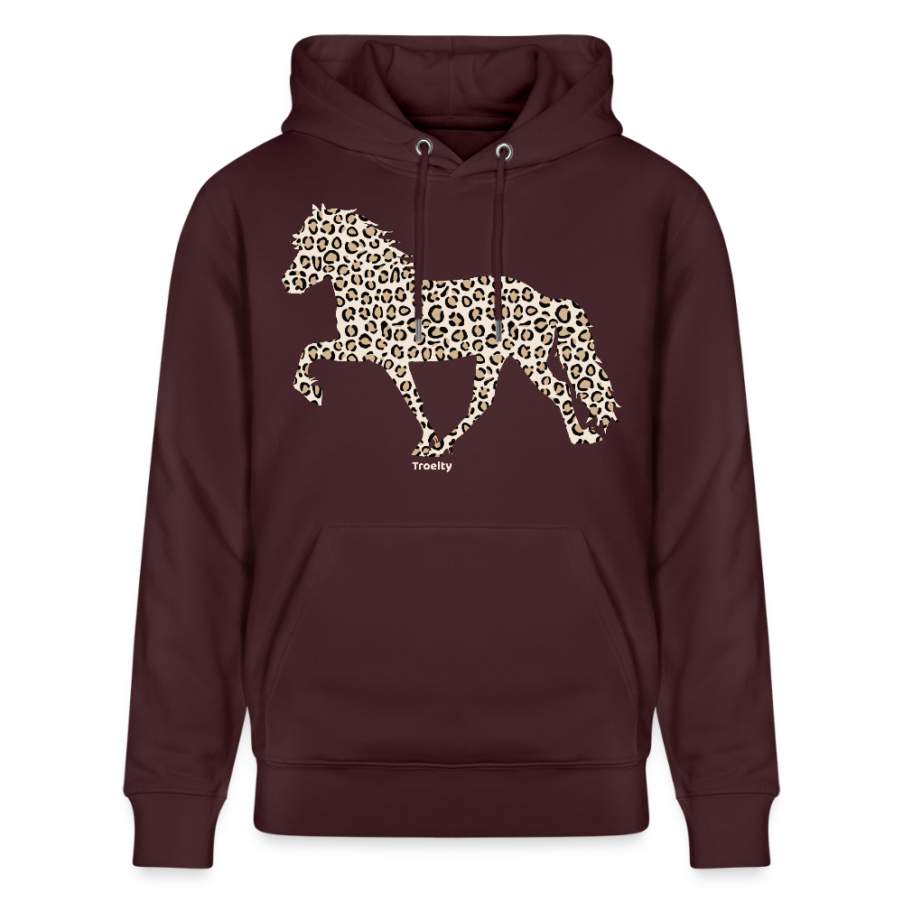 Tölter Leo - Bio-Hoodie-Damen - Maroon