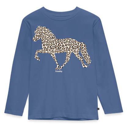 Kinder Premium Langarmshirt - Taubenblau