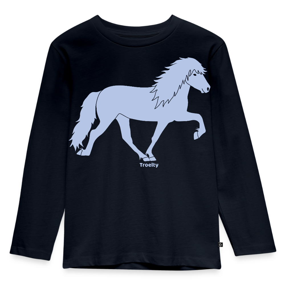 Kinder Premium Langarmshirt - Navy