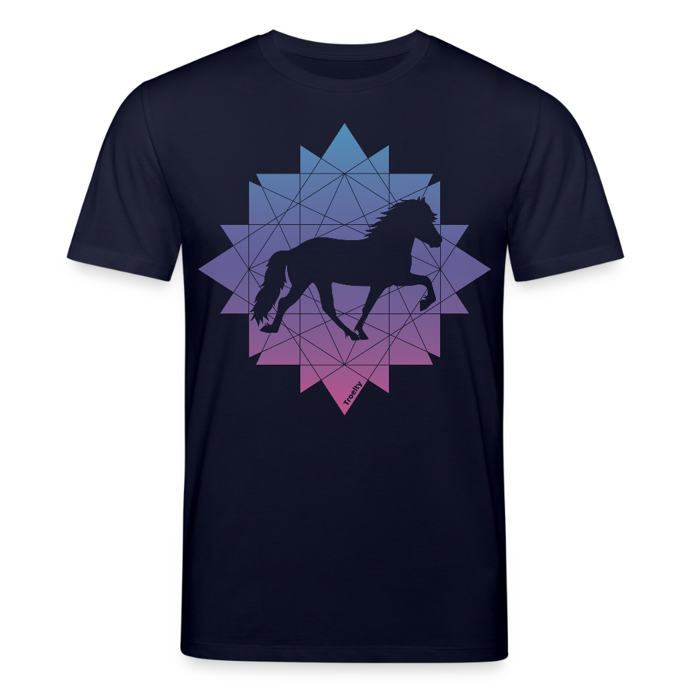 Tölter Geometrie - Bio-T-Shirt Damen - Navy