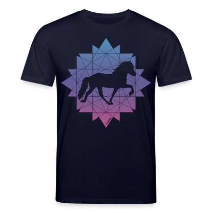 Tölter Geometrie - Bio-T-Shirt Damen - Navy