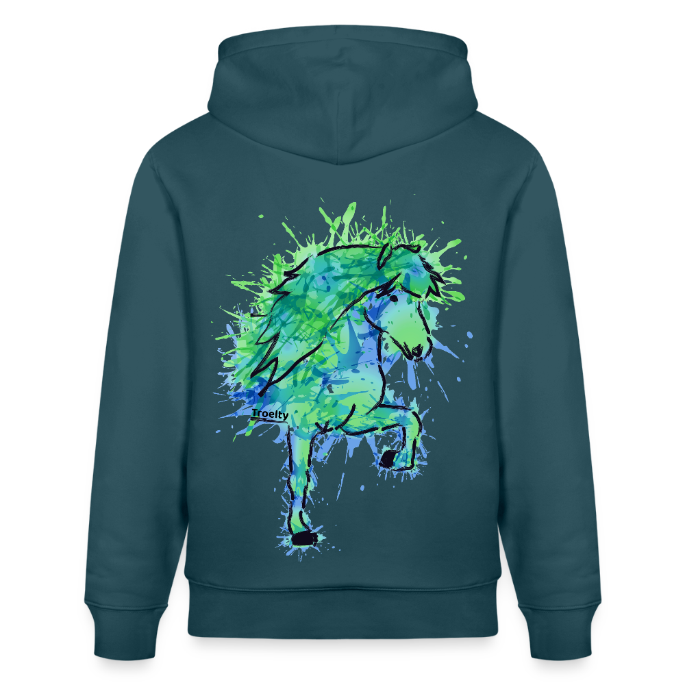 Tölter Vatn - Bio-Hoodie Damen - Dunkles Petrol