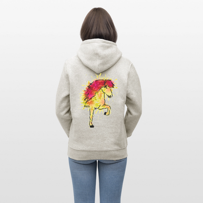 Tölter Eldur - Bio-Hoodie Damen - Beige meliert