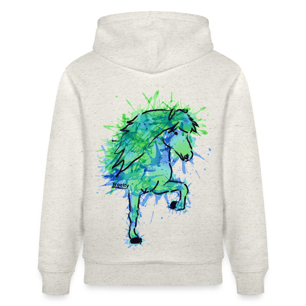 Tölter Vatn - Bio-Hoodie Damen - Beige meliert