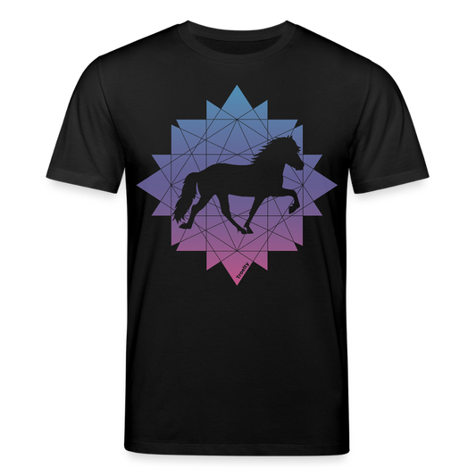 Tölter Geometrie - Bio-T-Shirt Damen - Schwarz