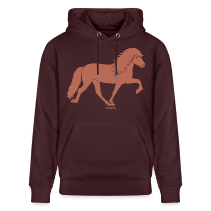 Tölter Toni - Bio-Hoodie Damen - Maroon
