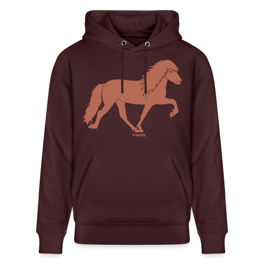 Tölter Toni - Bio-Hoodie Damen - Maroon