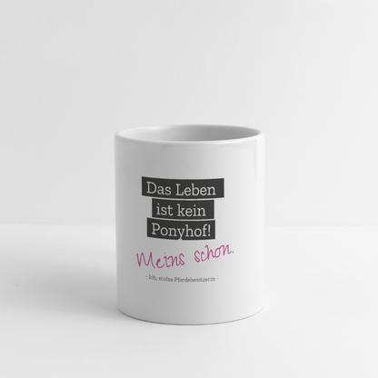 Ponyhofleben - Tasse - Weiß