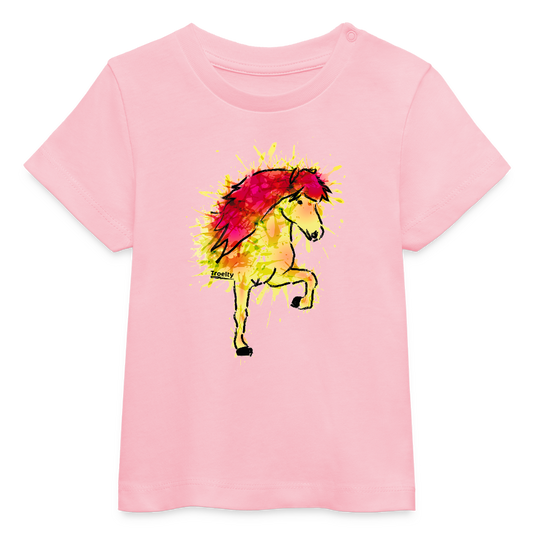 Tölter Eldur - Bio-T-Shirt BABY - Hellrosa