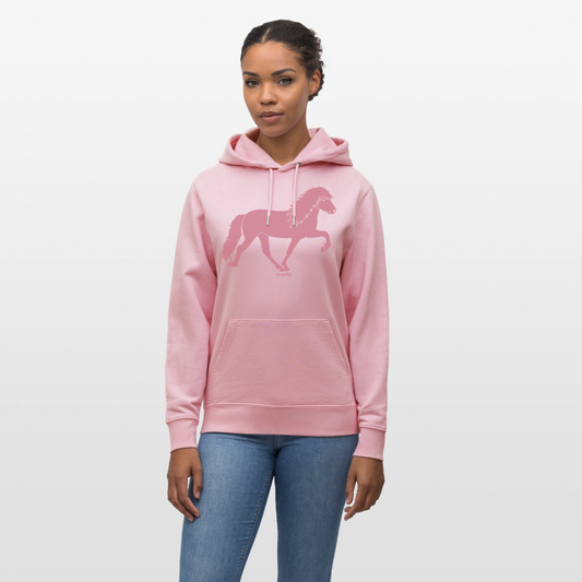 Tölter Toni -  Bio-Hoodie Damen - Hellrosa