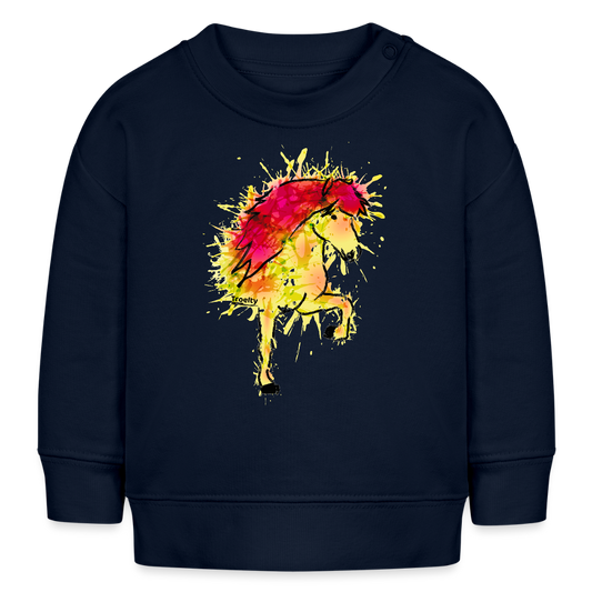 Tölter Eldur -  Bio-Sweatshirt BABY - Navy