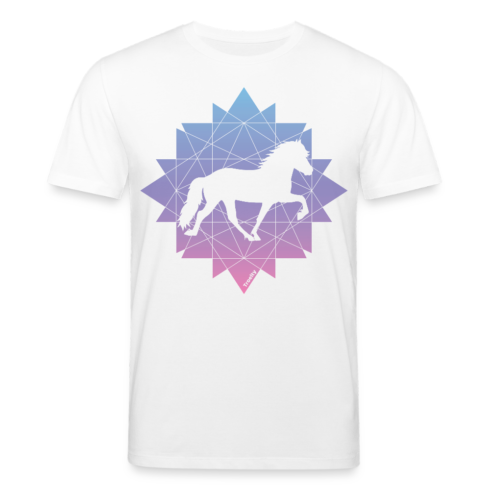 Tölter Geometrie - Bio-T-Shirt Damen - Weiß