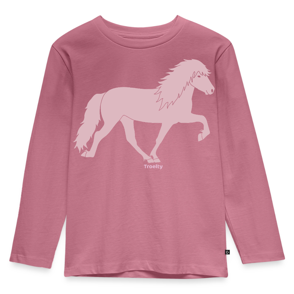 Kinder Premium Langarmshirt - Mauve