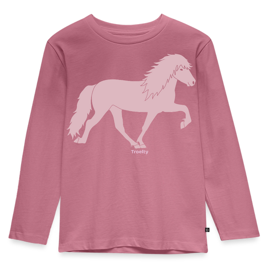 Kinder Premium Langarmshirt - Mauve