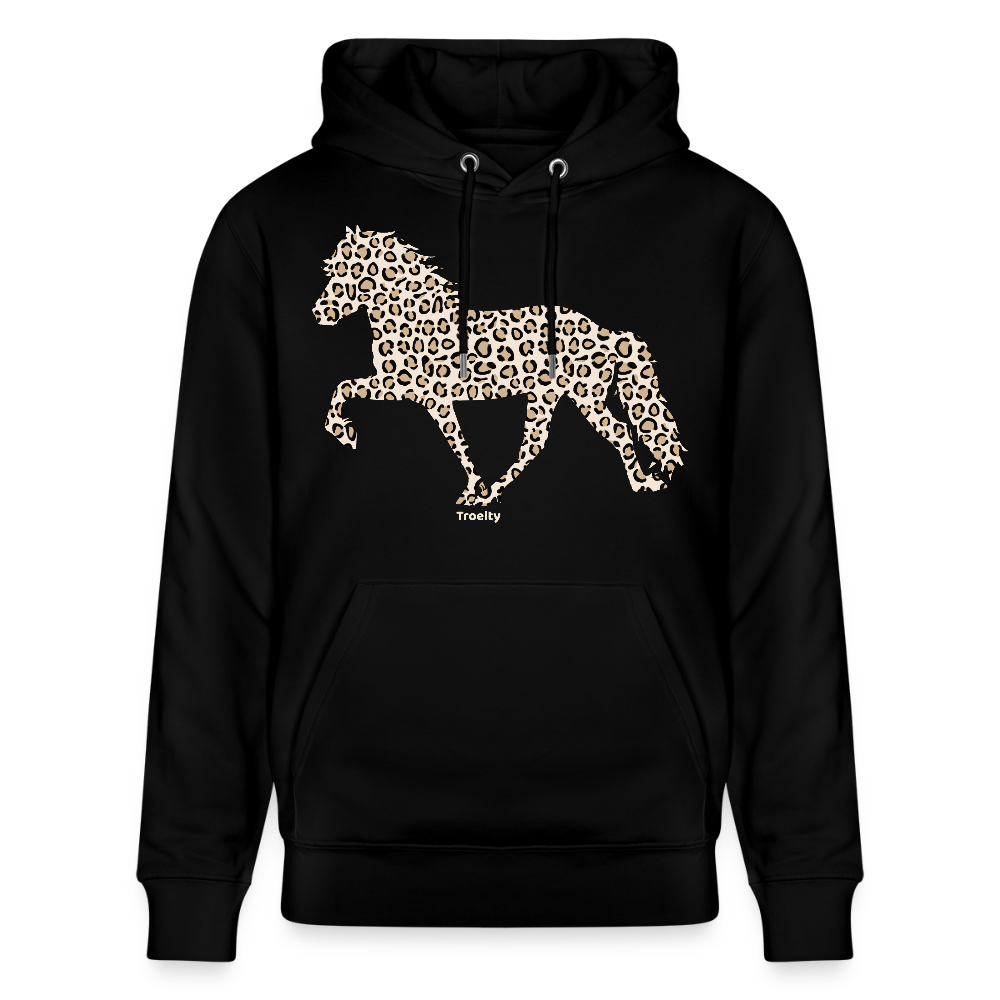 Tölter Leo - Bio-Hoodie-Damen - Schwarz