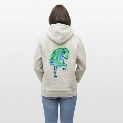 Tölter Vatn - Bio-Hoodie Damen - Beige meliert