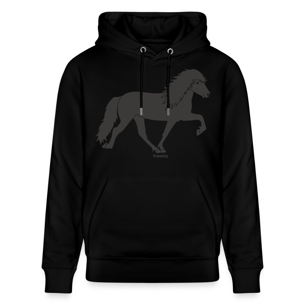 Tölter Toni -  Bio-Hoodie Damen - Schwarz