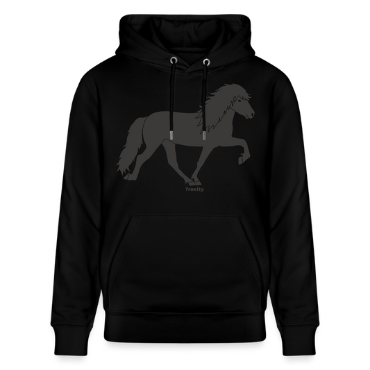 Tölter Toni -  Bio-Hoodie Damen - Schwarz