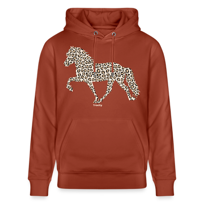 Tölter Leo - Bio-Hoodie-Damen - Terrakotta