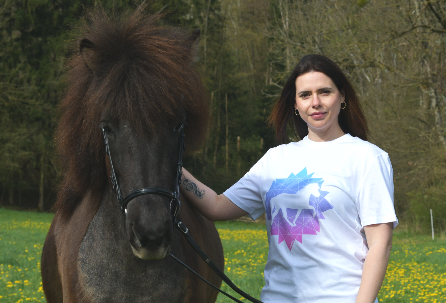 Tölter Geometrie - Bio-T-Shirt Damen